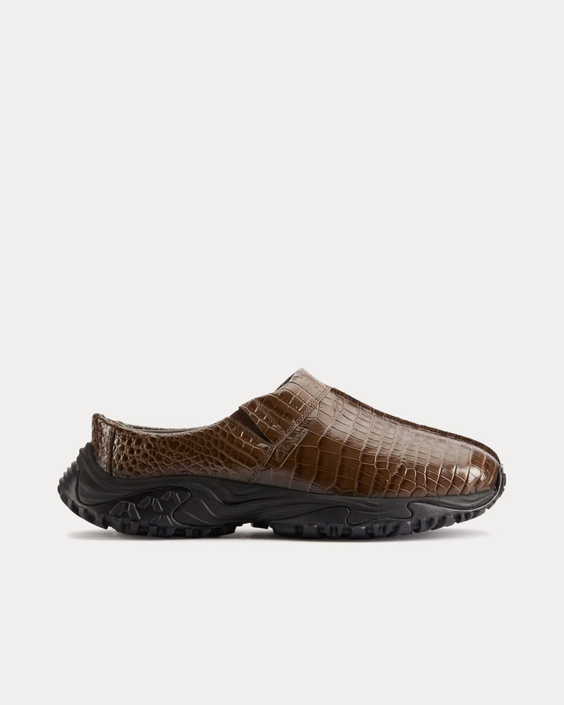 Clarks x Martine Rose Croc Brown Clogs - 1