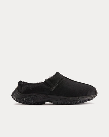 Clarks x Martine Rose Pony Hair Black Clogs