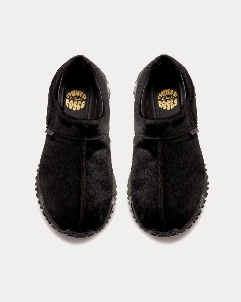 Clarks x Martine Rose Pony Hair Black Clogs - 2