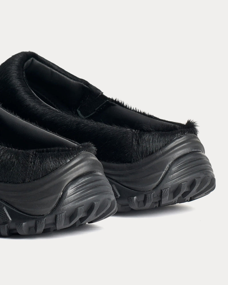 Clarks x Martine Rose Pony Hair Black Clogs - 5