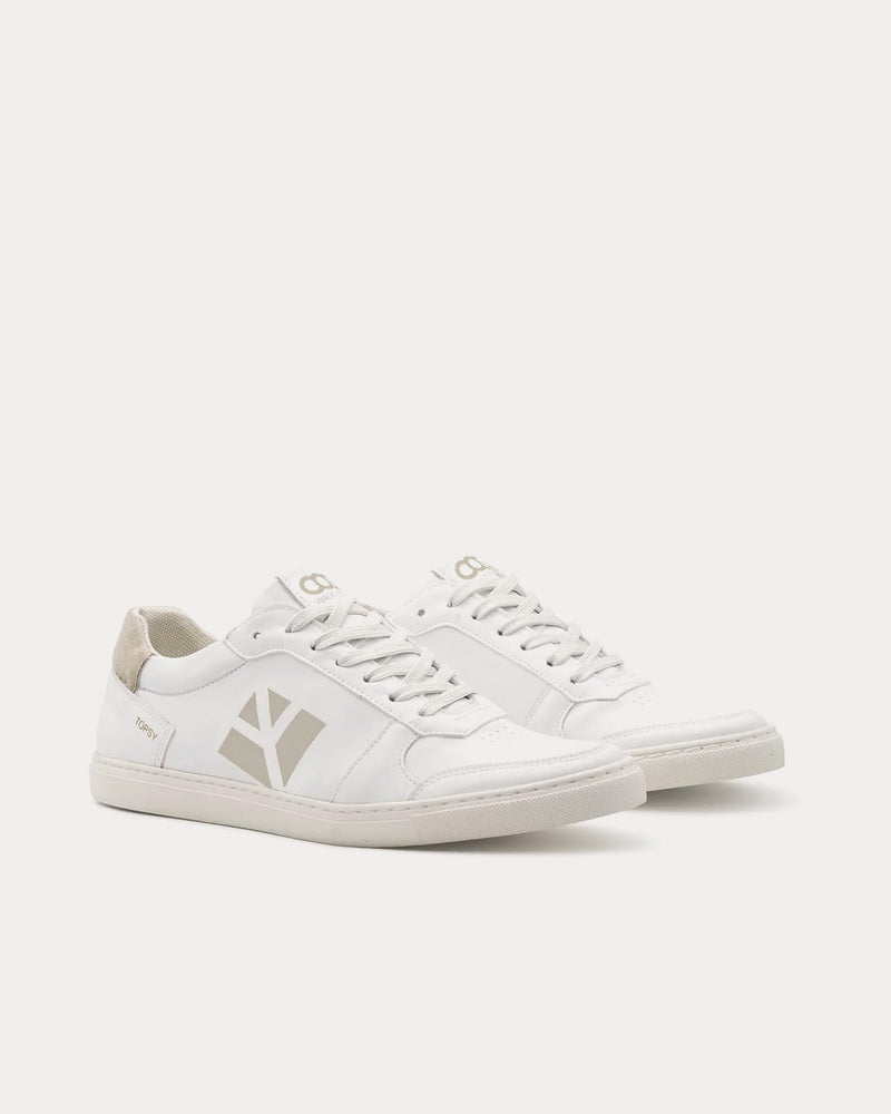 COG Topsy White / Beige Low Top Sneakers - 2