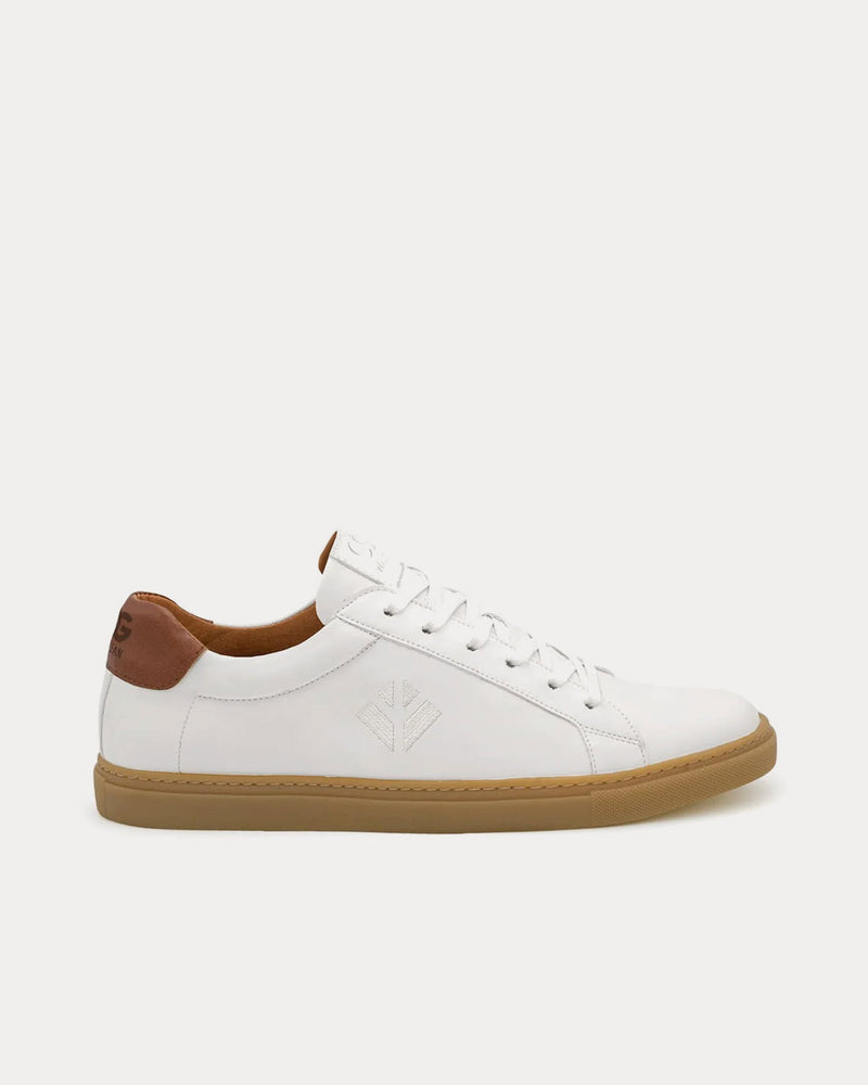 COG Winton White / Brown / Honey Low Top Sneakers - 1