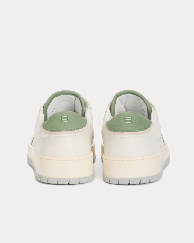 Collegium Pillar Alpha Leather & Suede Sage Low Top Sneakers - 3