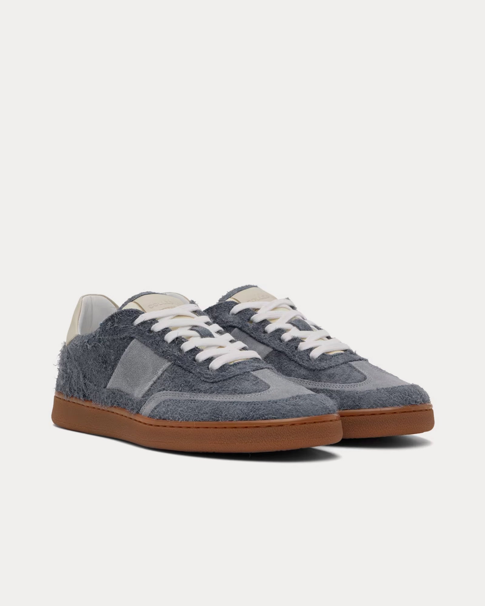 Collegium Pillar Court II Brushed Suede Pacific Blue Low Top Sneakers - 2