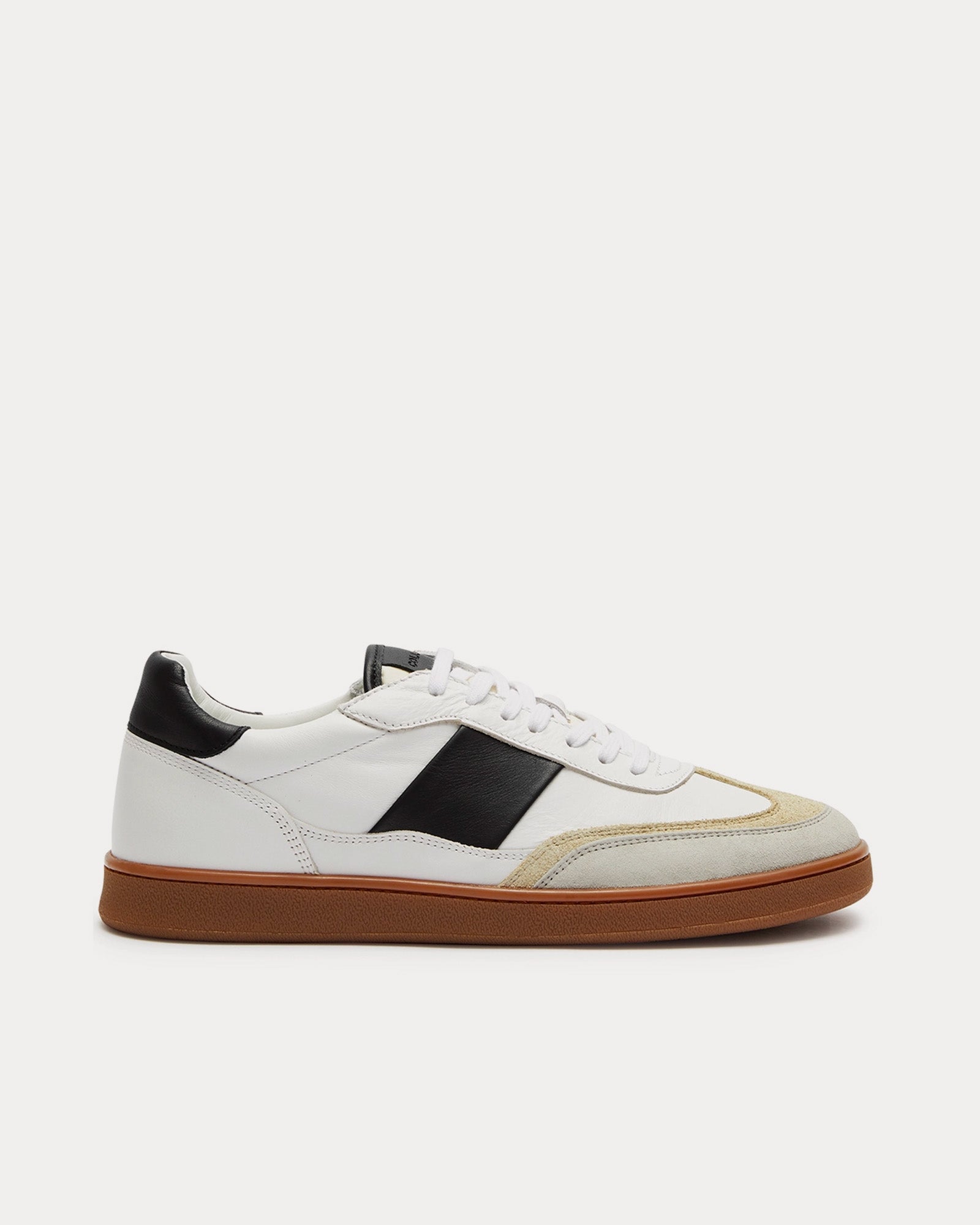 Collegium Pillar Court II White / Black Low Top Sneakers - 1