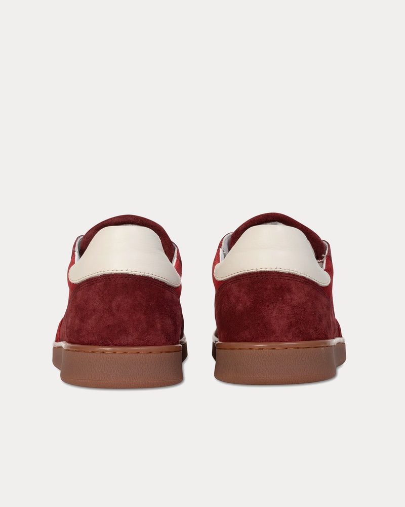 Collegium Pillar Court II Suede Ruby Low Top Sneakers - 3