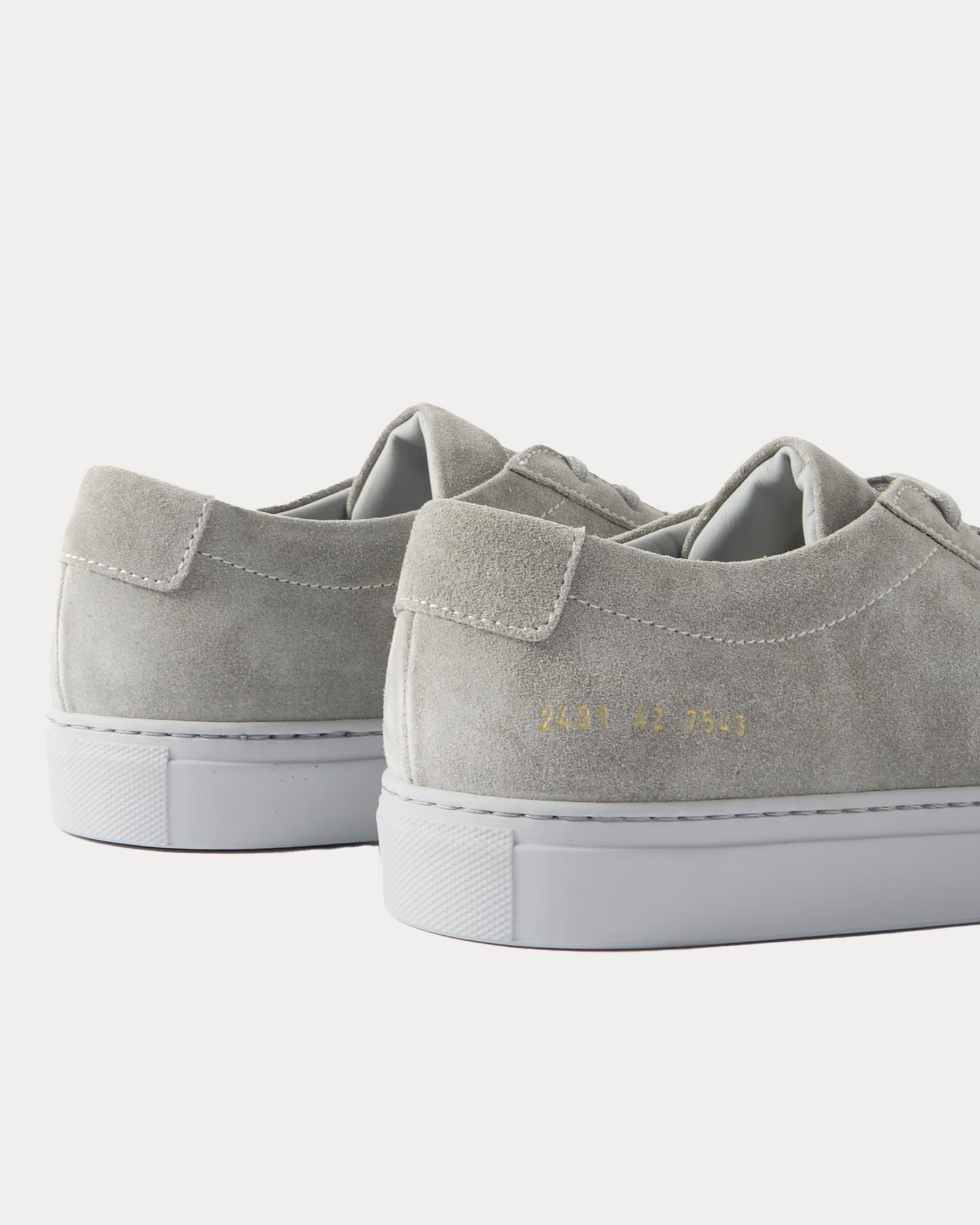 Common Projects Achilles Suede Grey Low Top Sneakers - 2