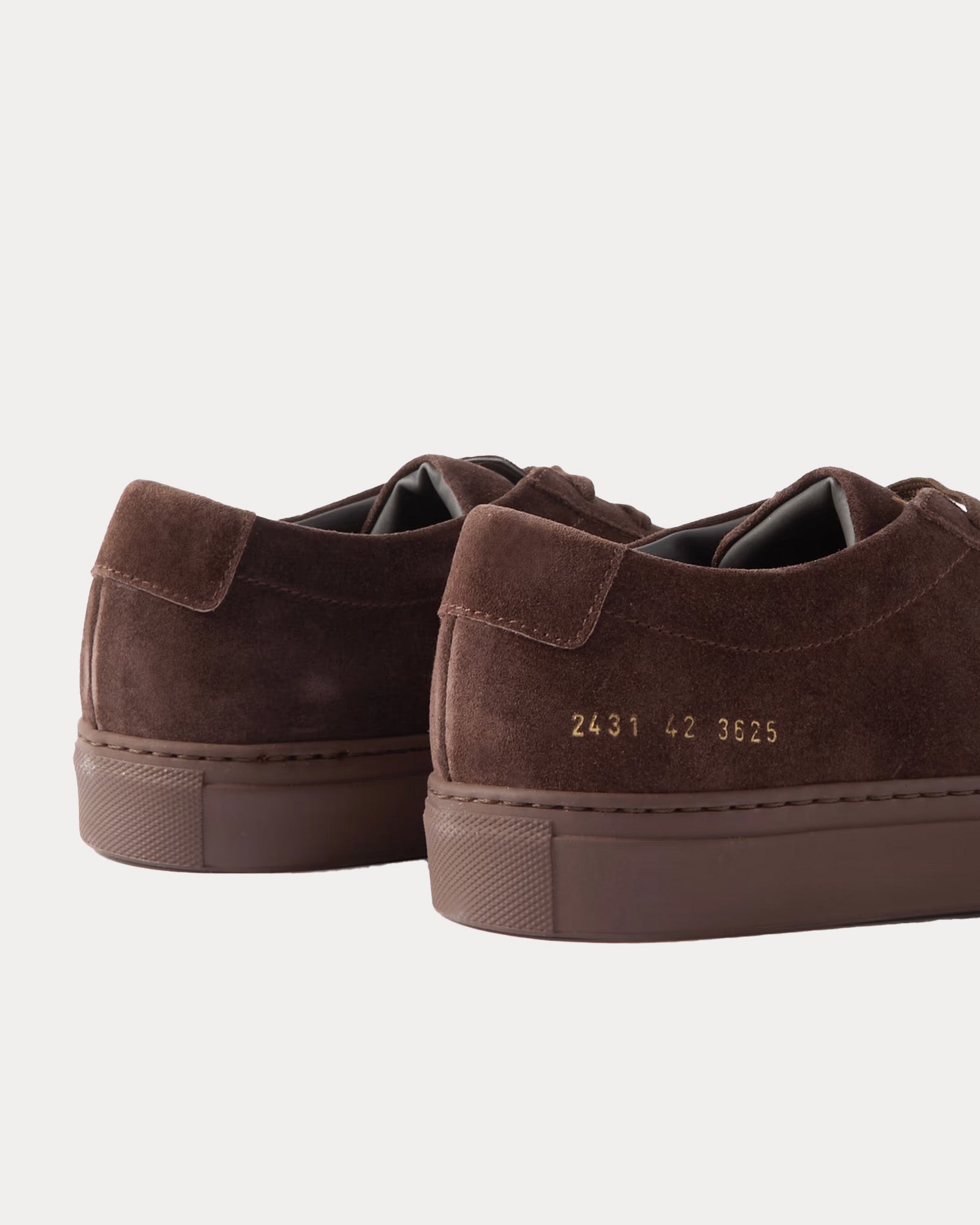 Common Projects Achilles Suede Brown Low Top Sneakers - 2