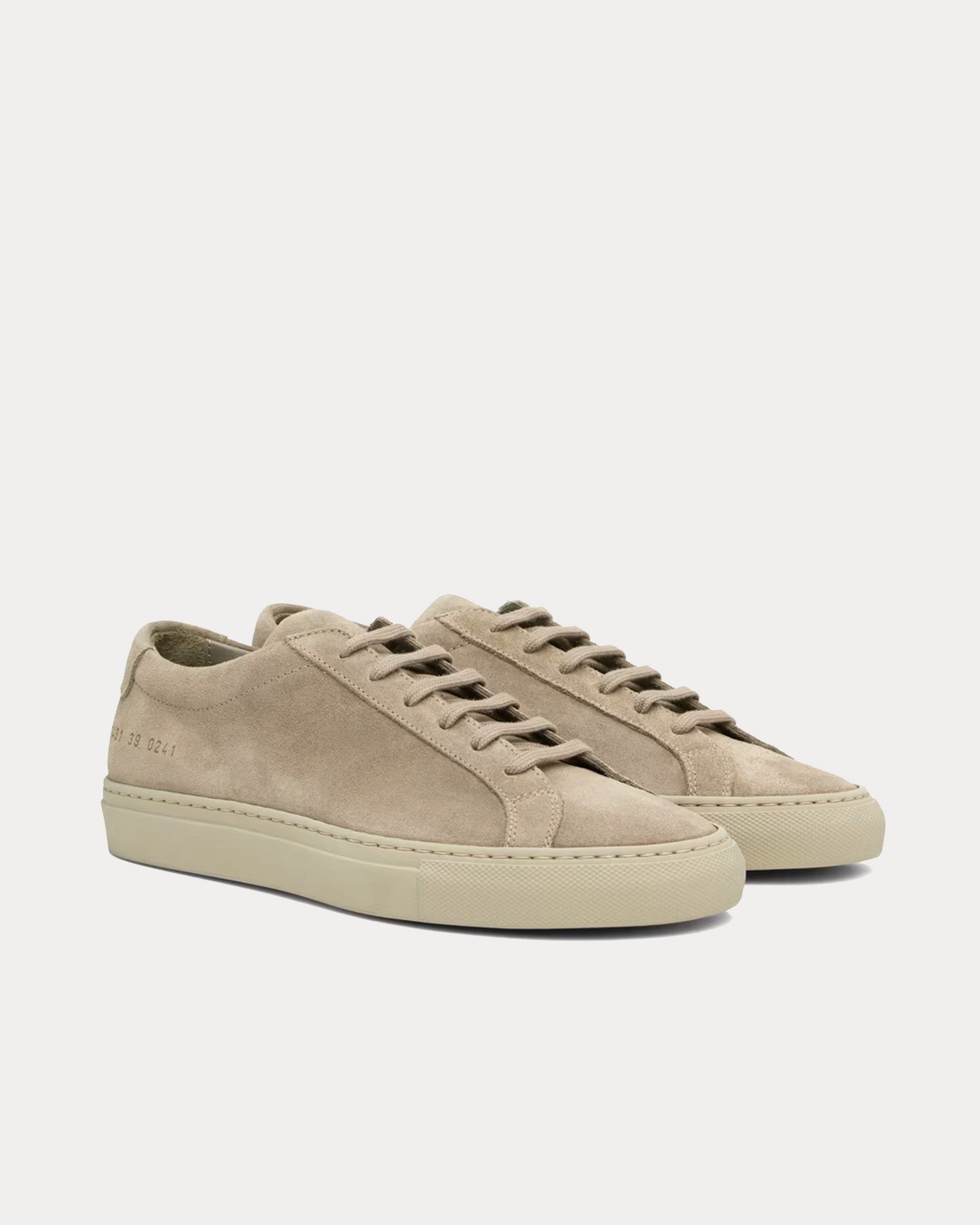 Common Projects Achilles Suede Taupe Low Top Sneakers - 2