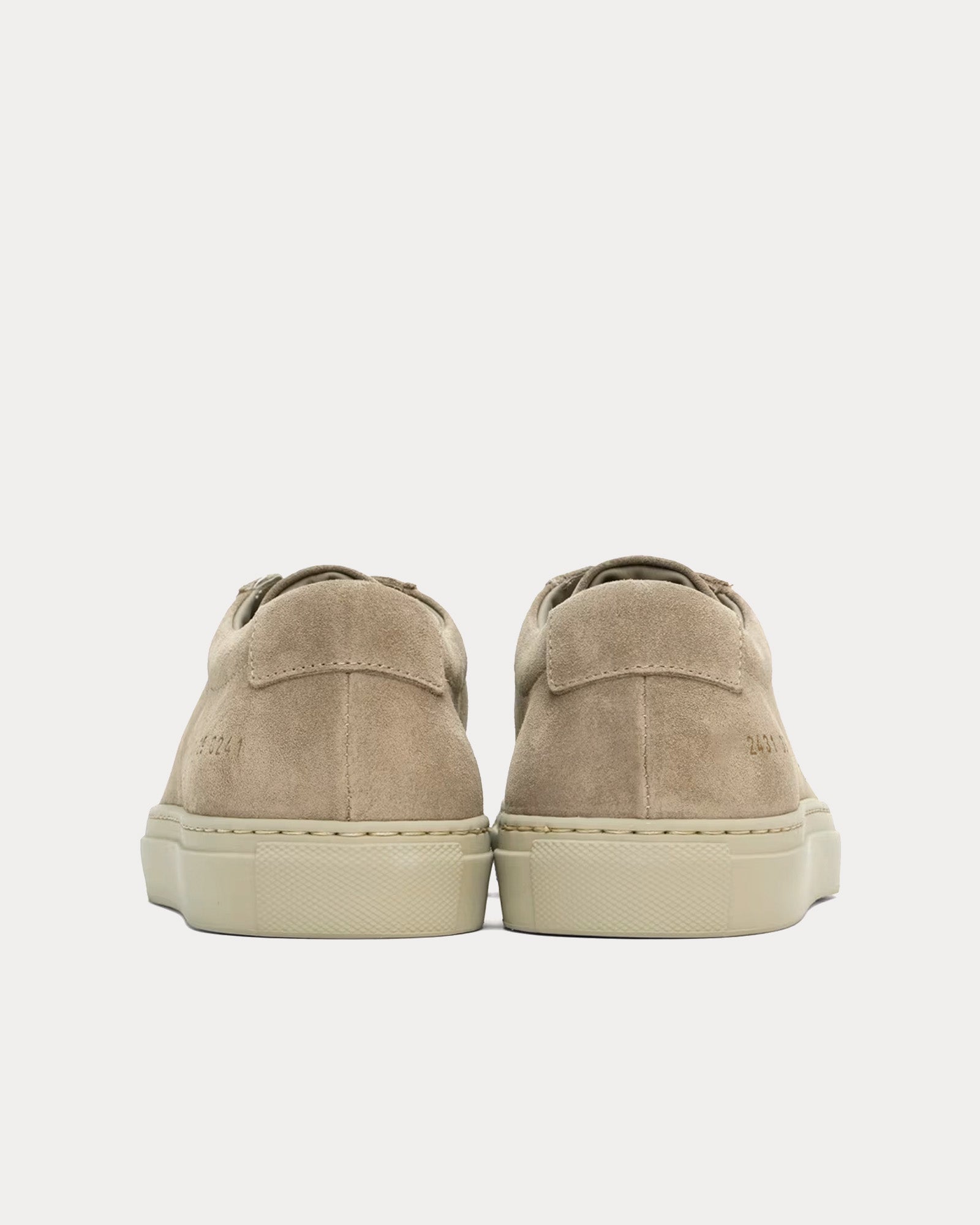 Common Projects Achilles Suede Taupe Low Top Sneakers - 3