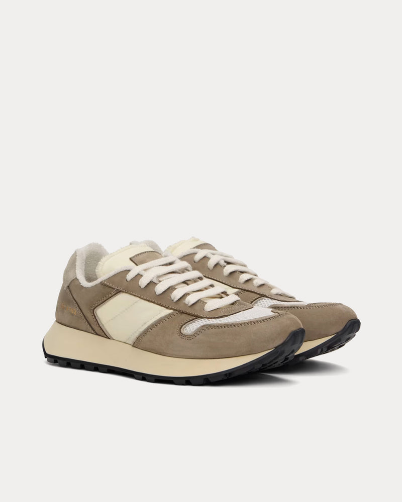 Common Projects Track SS24 Brown / Off White Low Top Sneakers - 2