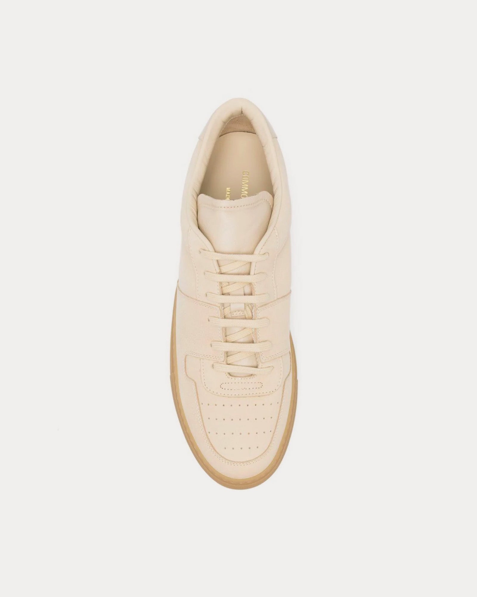 Common Projects Decades Calf-Leather Sand Beige Low Top Sneakers - 2