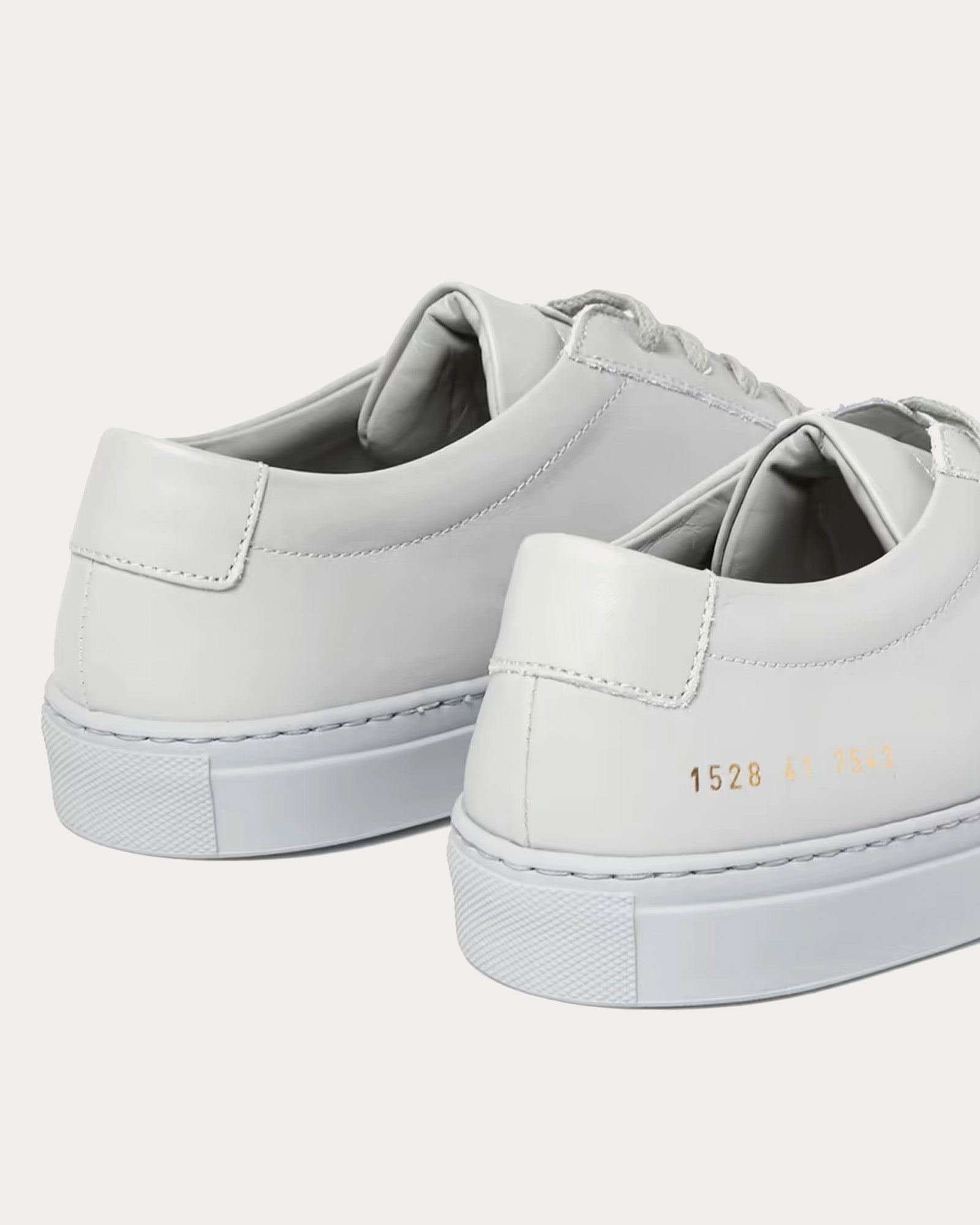 Common Projects Original Achilles Leather Grey Low Top Sneakers - 2