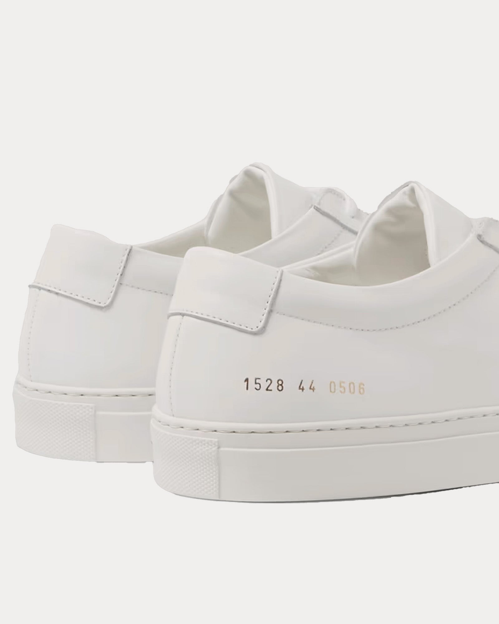 Common Projects Original Achilles Leather White Low Top Sneakers - 2