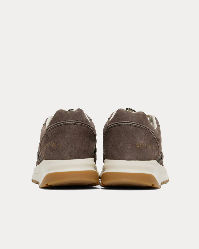 Common Projects Track Premium Coffee Low Top Sneakers - 3