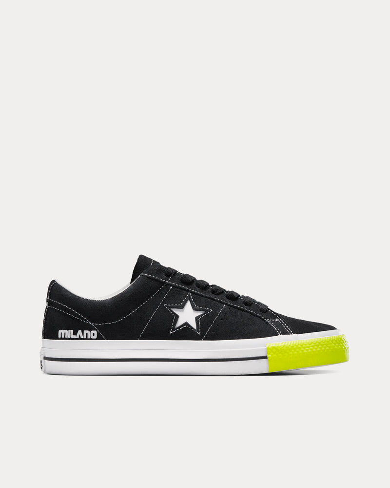 Converse One Star Pro Milano Black / Milano Yellow Low Top Sneakers - 1