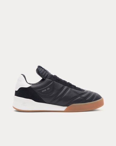 Courrèges Club 02 Leather Black Low Top Sneakers