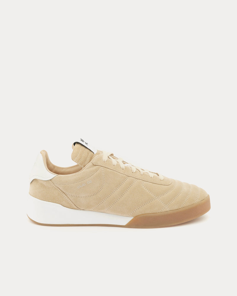 Courrèges Club 02 Suede Sand Low Top Sneakers - 1