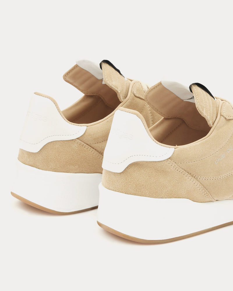 Courrèges Club 02 Suede Sand Low Top Sneakers - 2