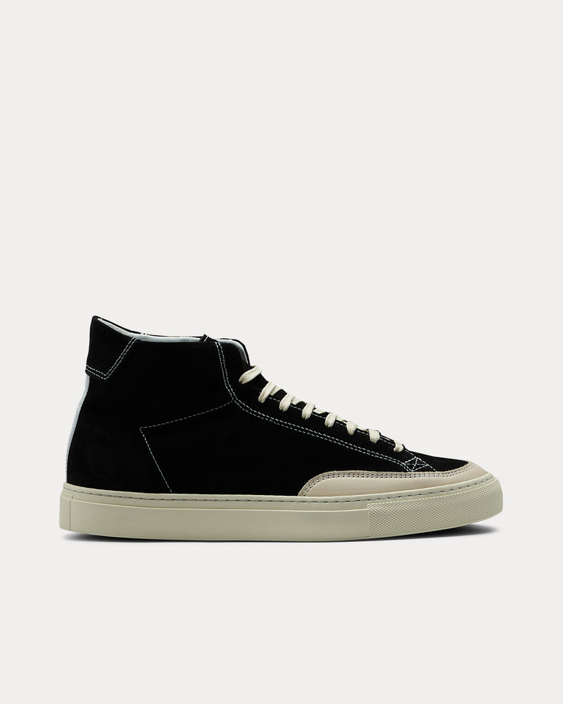 CQP Flyback Bumper Black High Top Sneakers - 1