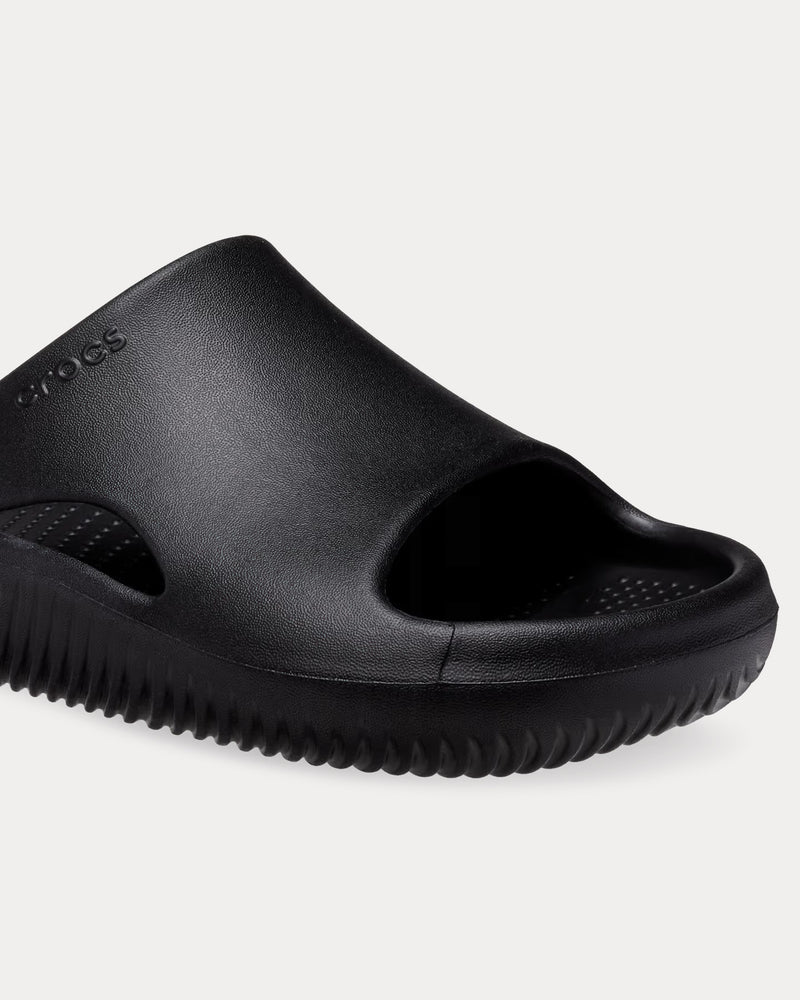 Crocs Mellow Recovery Black Slides - 4