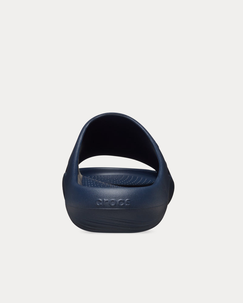 Crocs Mellow Recovery Navy Slides - 3