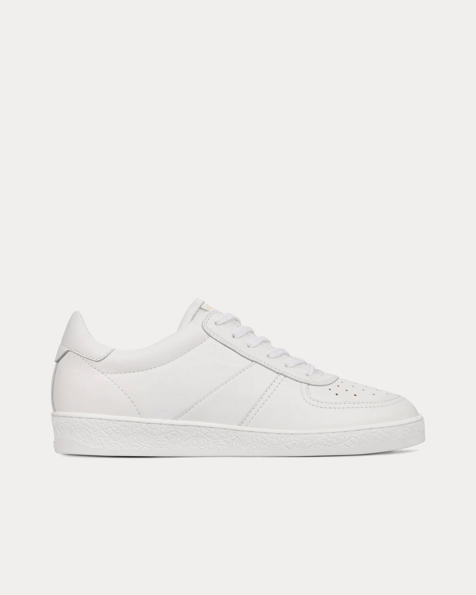 CTRNE Geode Leather White Low Top Sneakers - Sneak in Peace