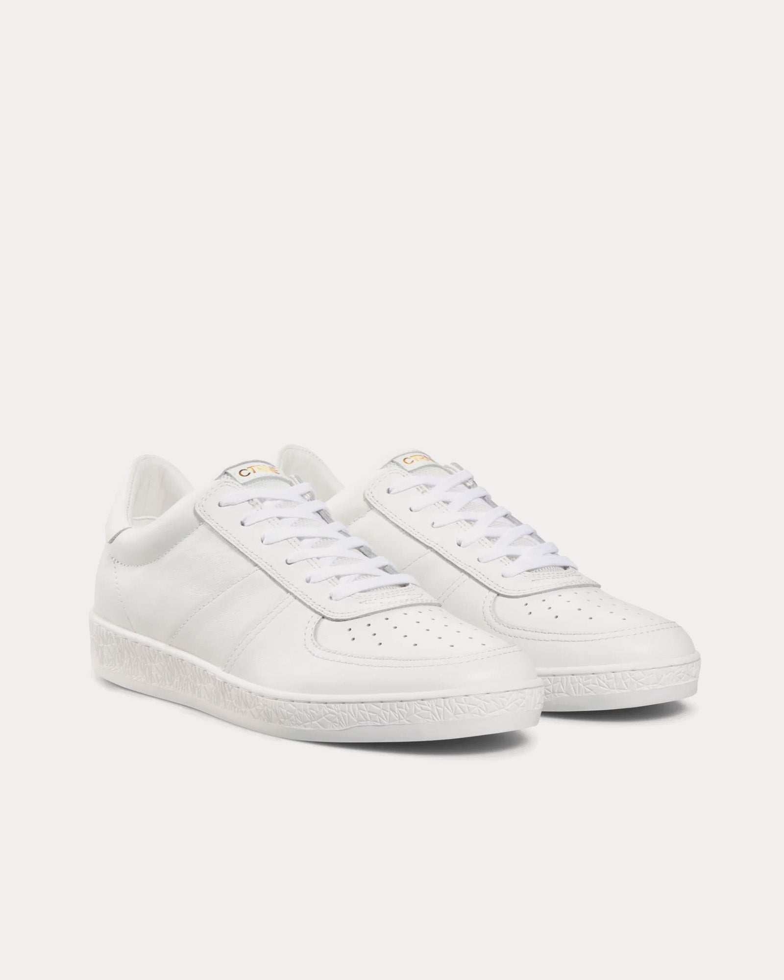 CTRNE Geode Leather White Low Top Sneakers - 3