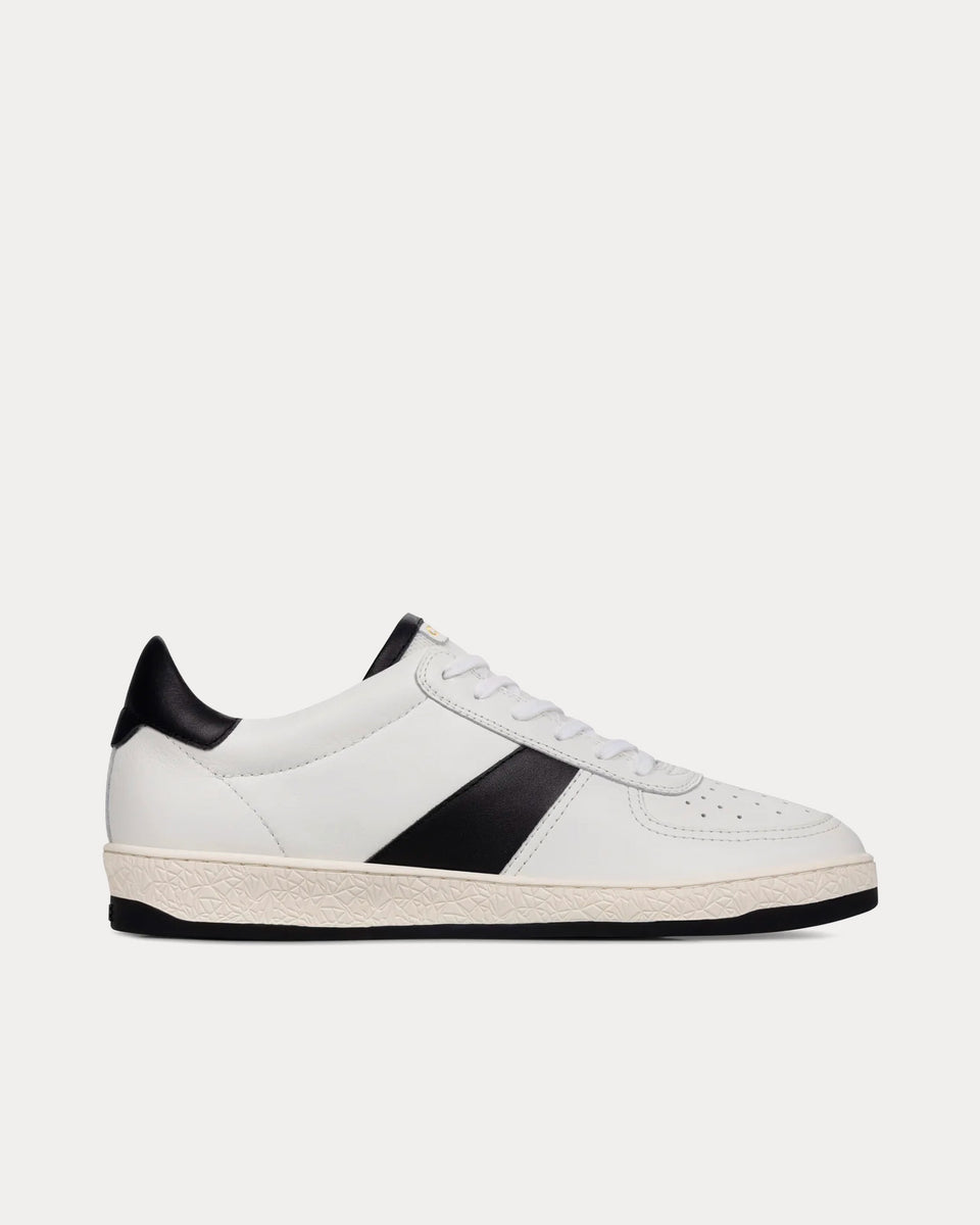 CTRNE Geode Leather White / Black Low Top Sneakers - Sneak in Peace