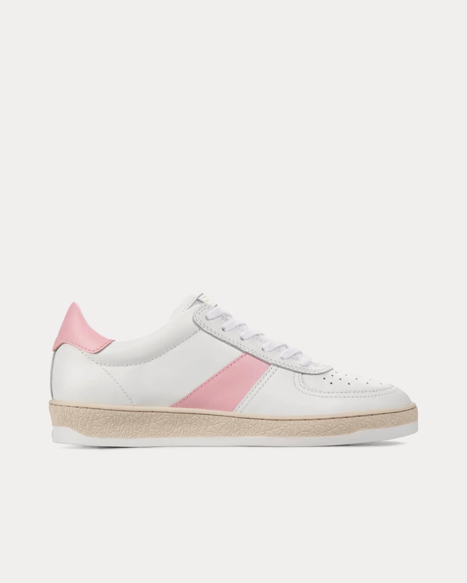 CTRNE Geode Leather White / Pink Low Top Sneakers - 1