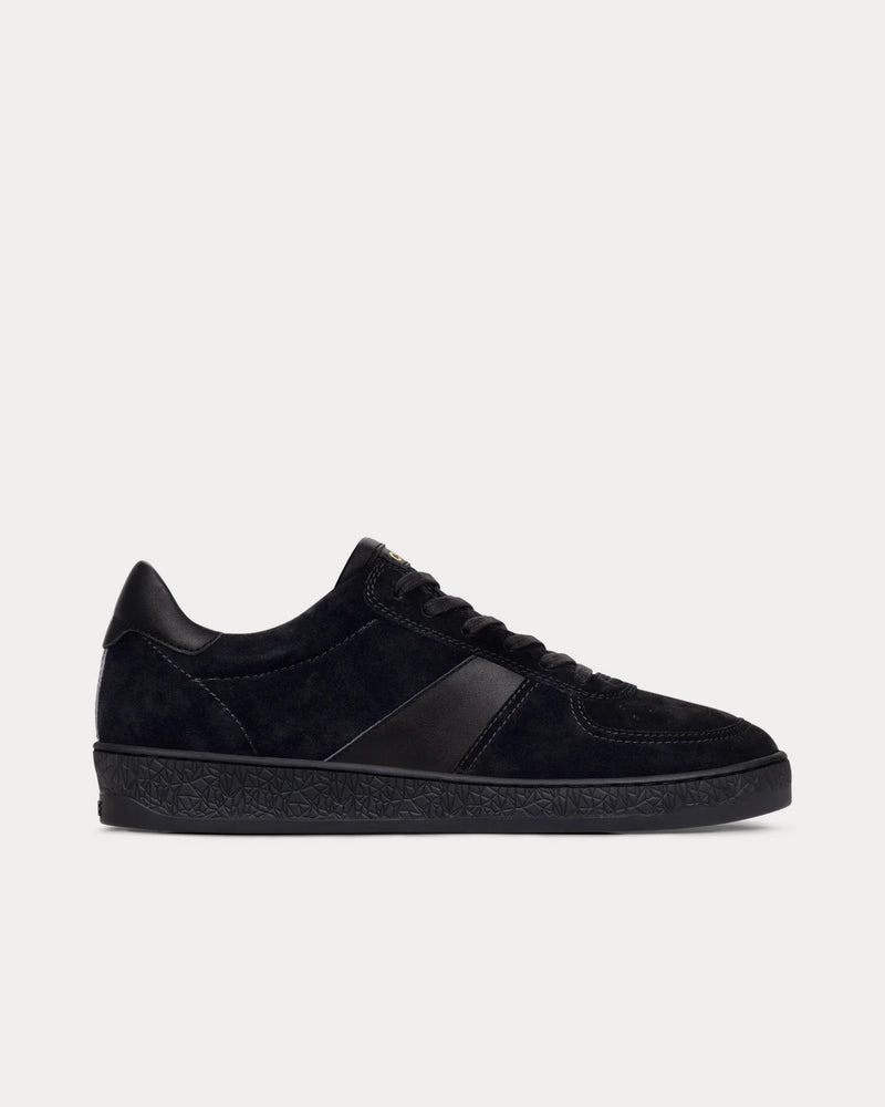 CTRNE Geode Suede Black / Black Low Top Sneakers - 1