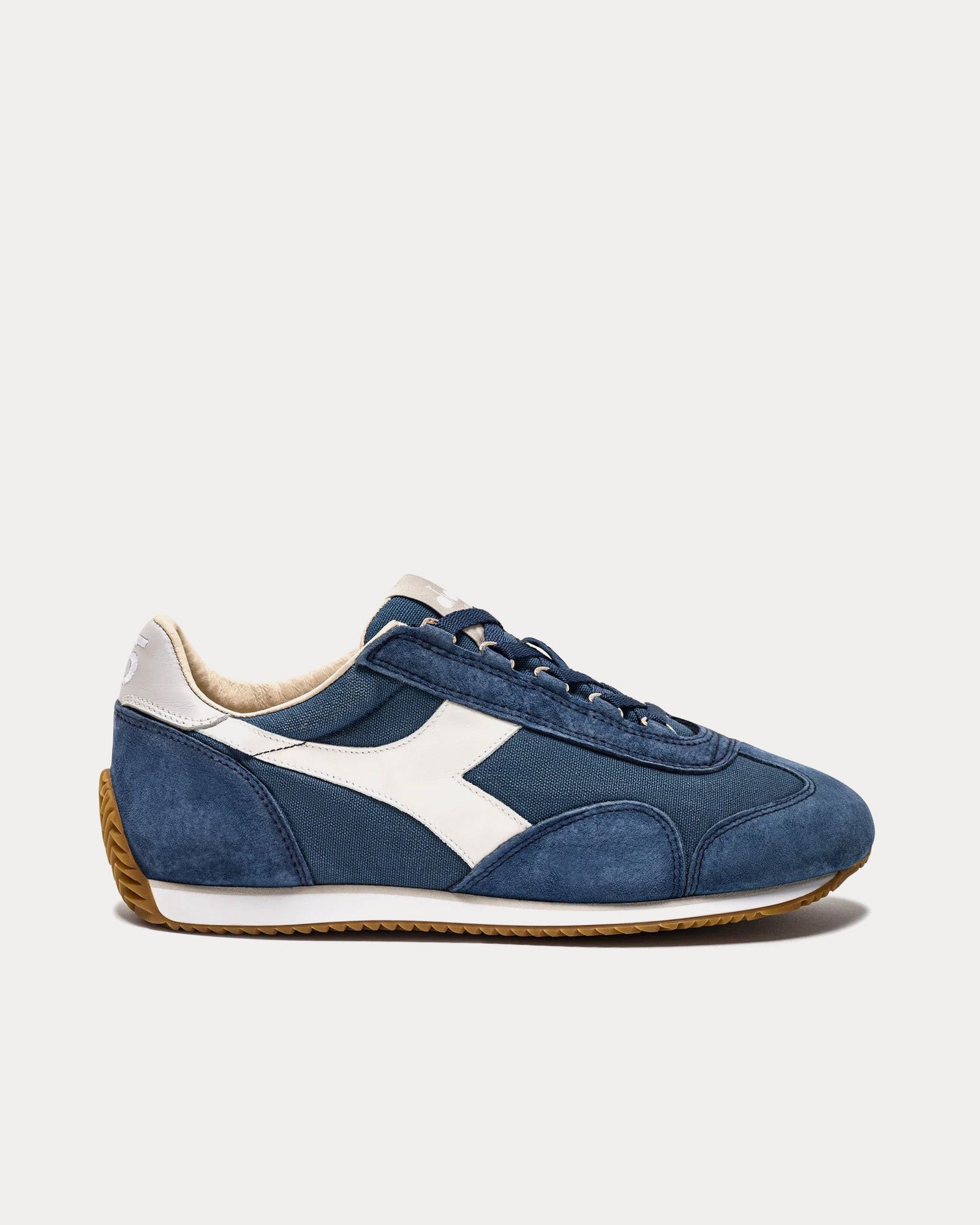 Diadora Equipe H Canvas Stone Wash Blue Stellar Low Top Sneakers - 1