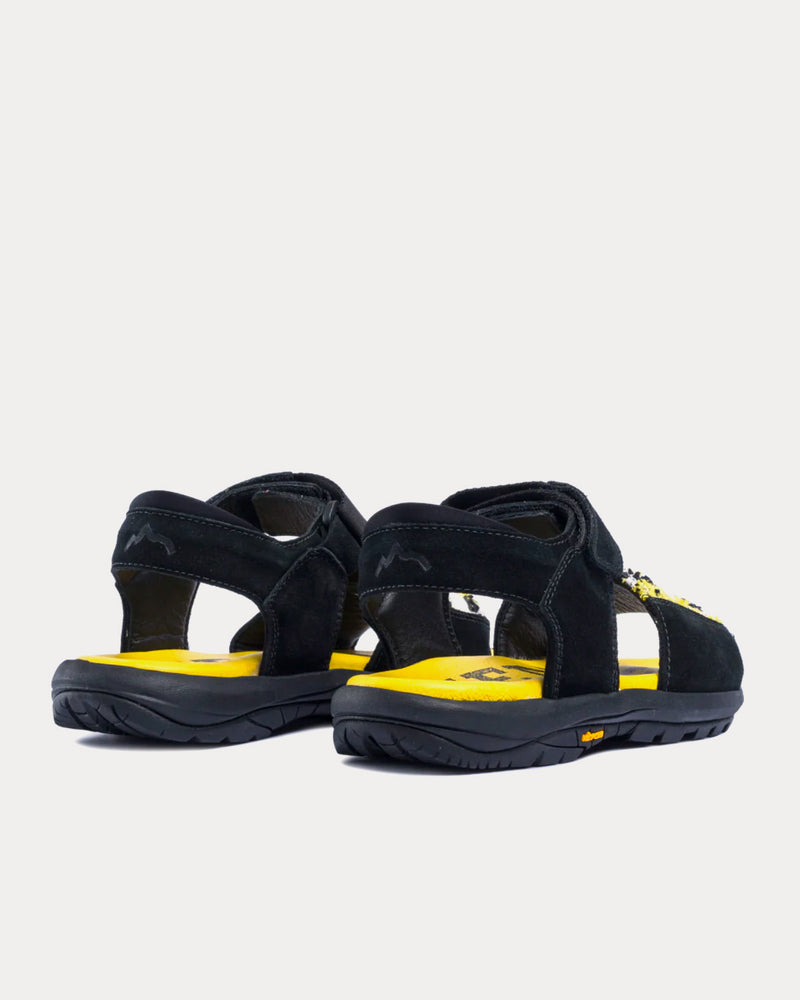 Diemme Dune Black / Light Yellow Sandals - 4