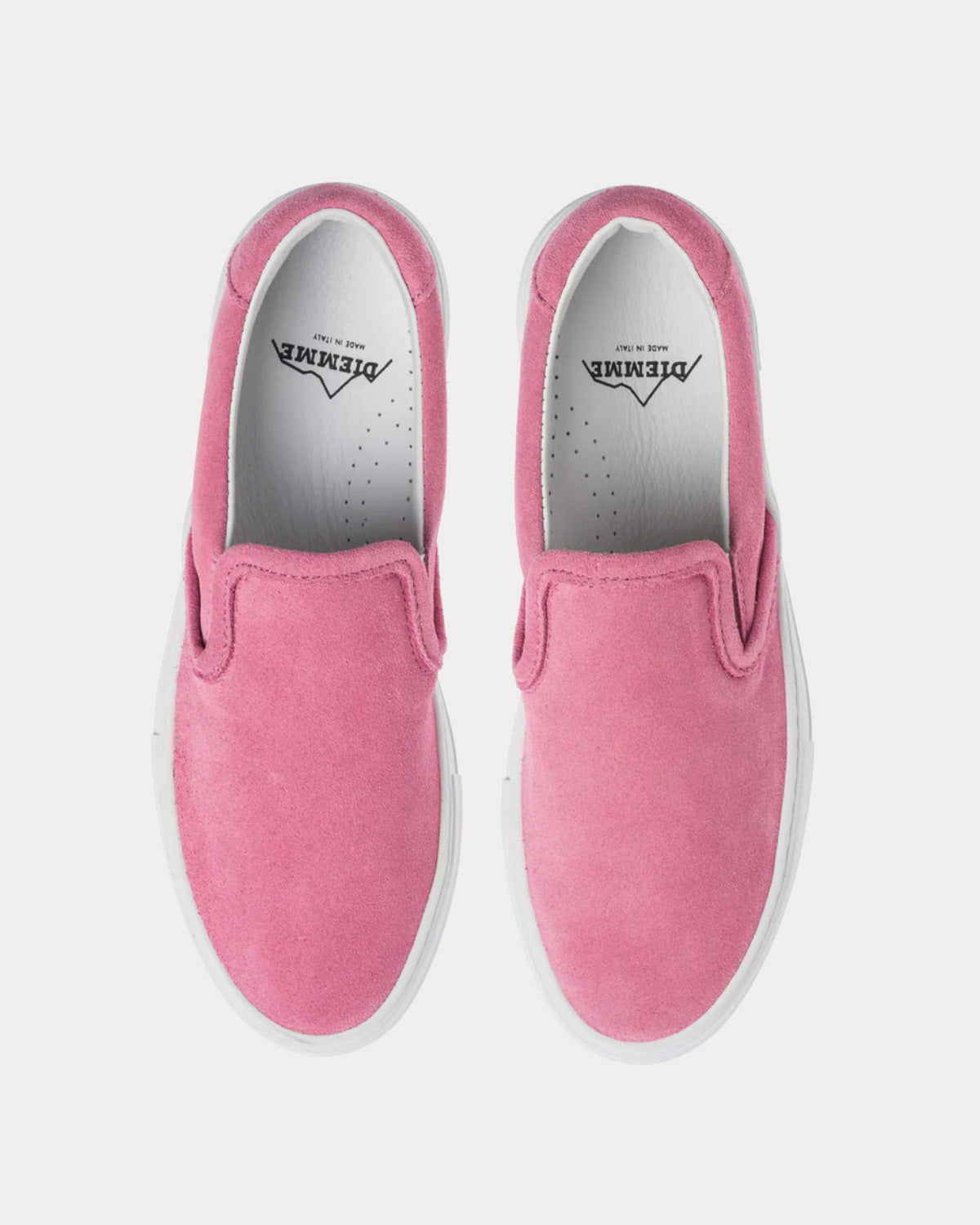 Diemme Garda Suede Platform Pink Sea Slip On Sneakers - 2