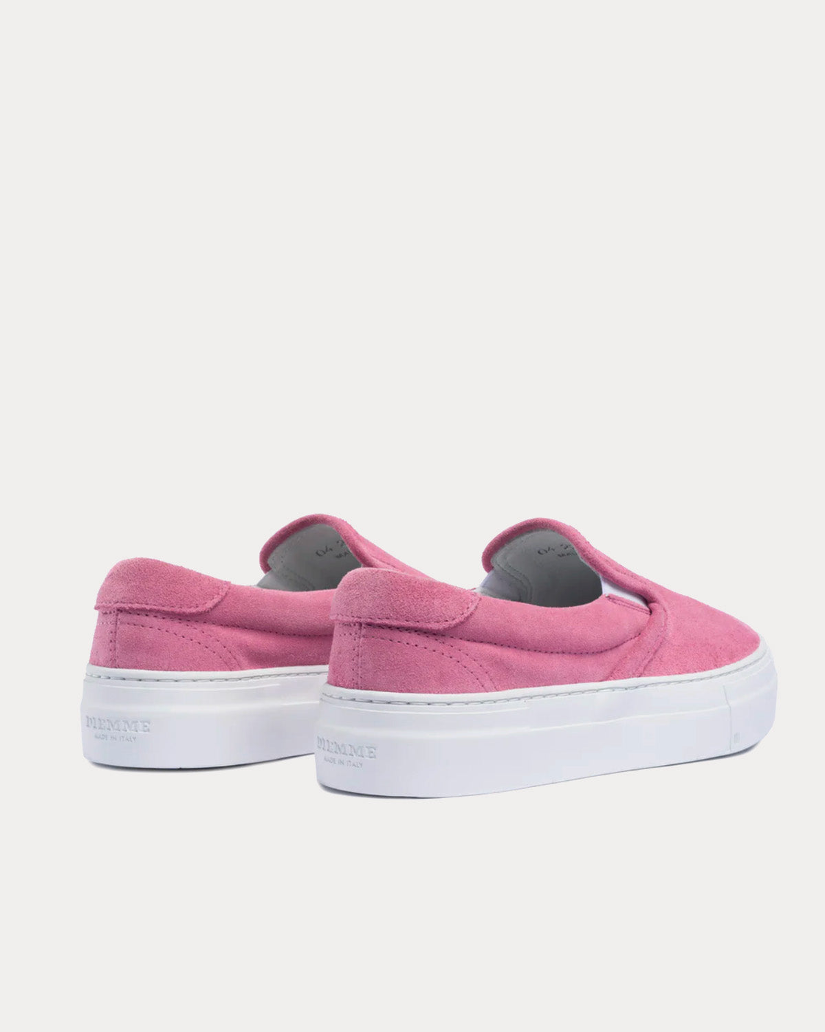 Diemme Garda Suede Platform Pink Sea Slip On Sneakers - 3