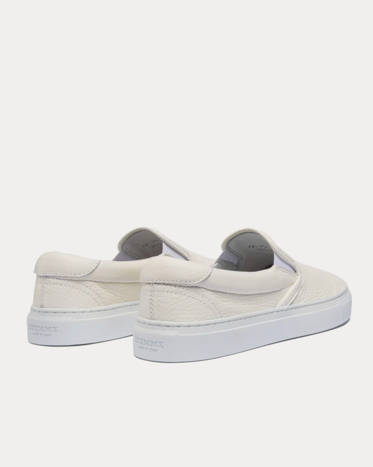 Diemme Garda Leather White Deer Slip On Sneakers - 3