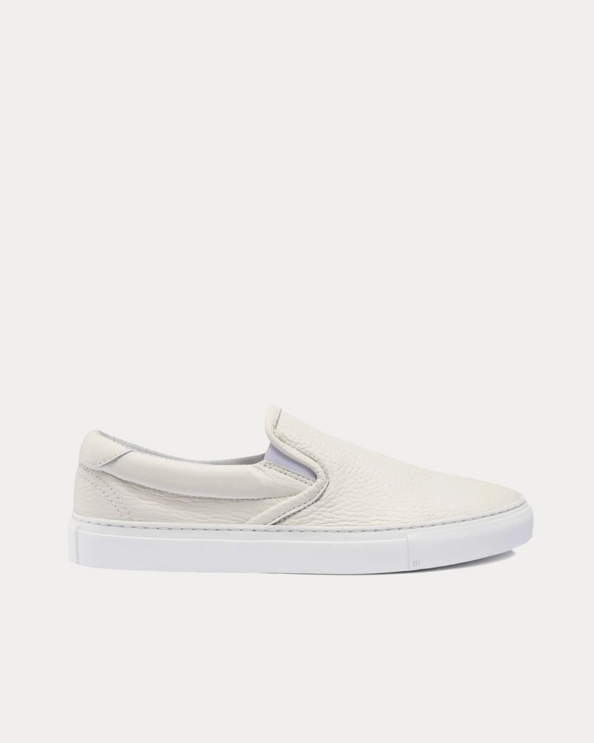 Diemme Garda Leather White Deer Slip On Sneakers - 1