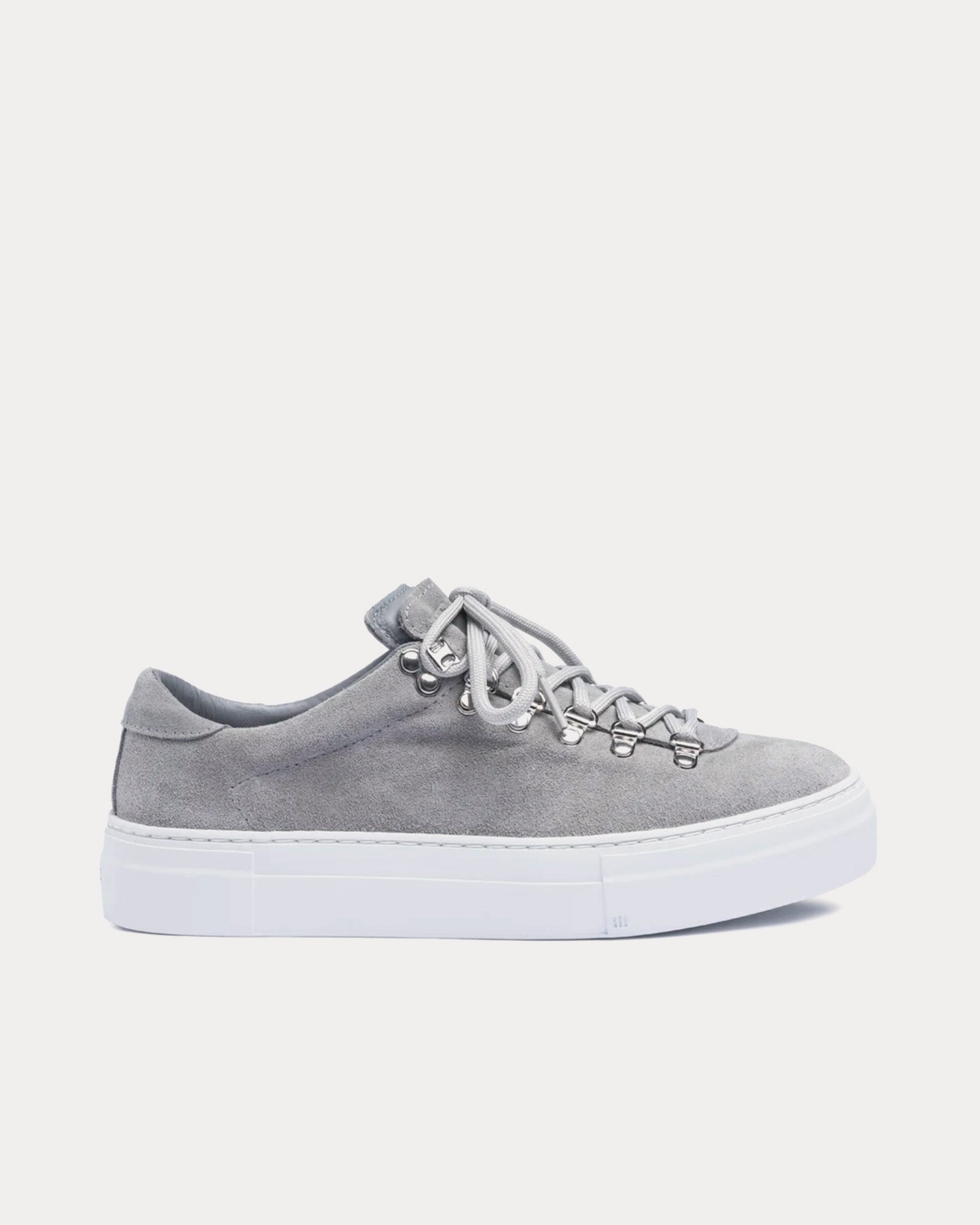 Diemme Marostica Platform Suede Grey Low Top Sneakers - 1