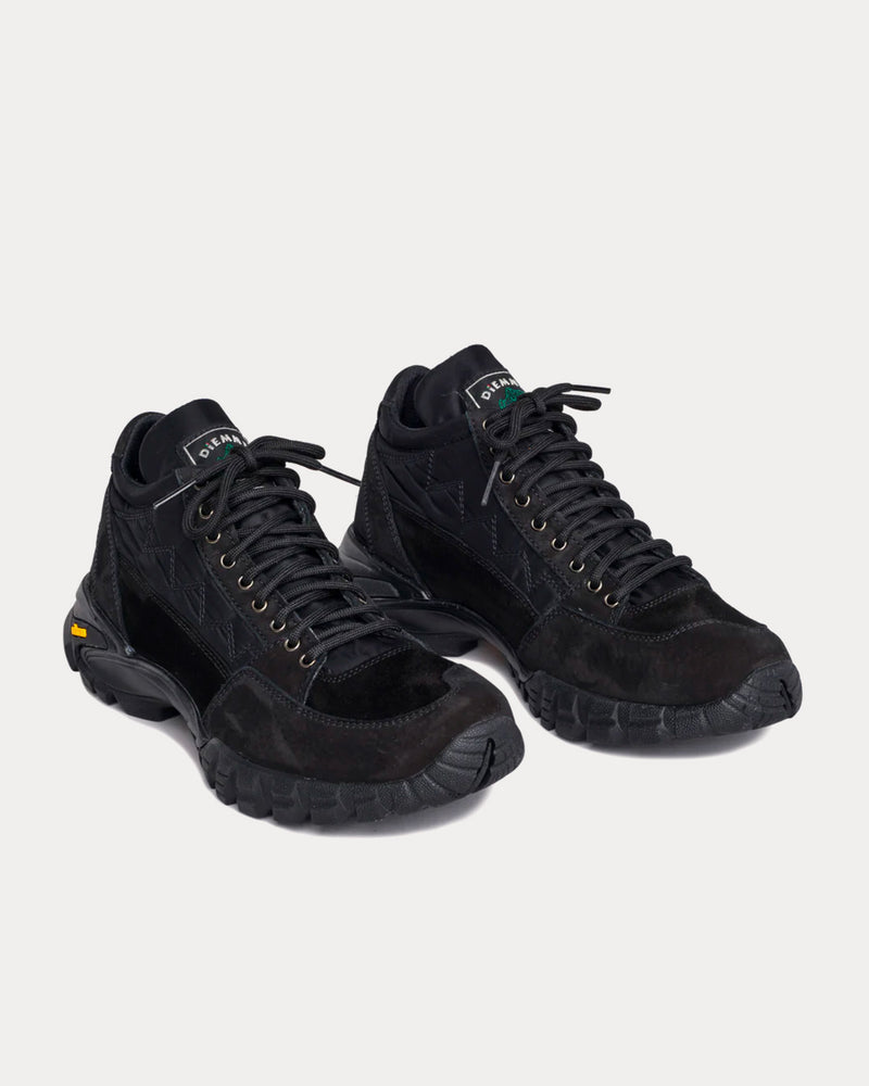 Diemme Possagno Bomber Black Mid Top Sneakers - 2