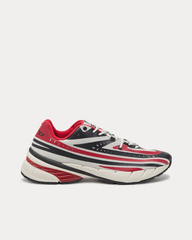 Diesel D-Airspeed Black / Red Low Top Sneakers