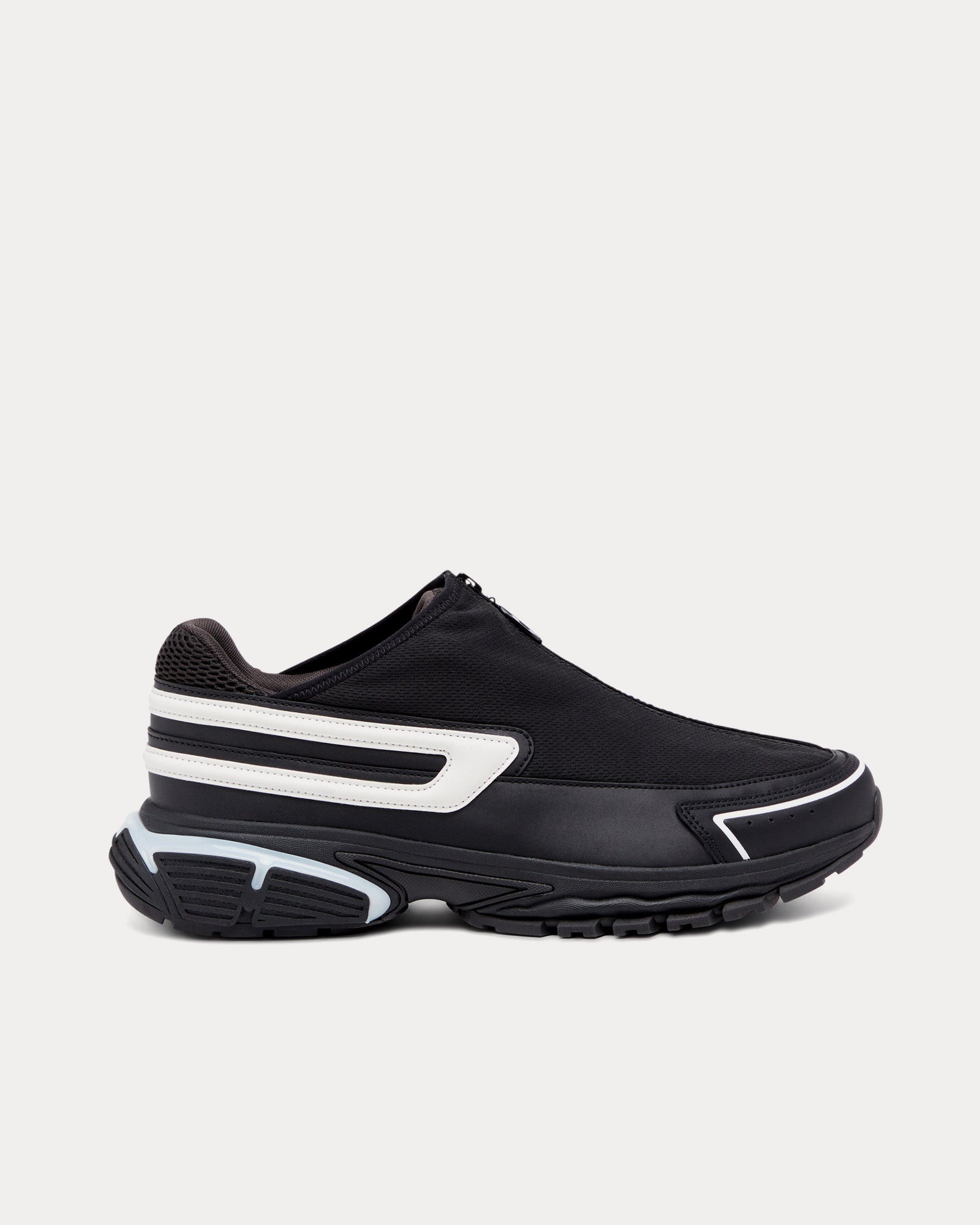 Diesel S-Serendipity Pro-X1 Zip X Black / White Slip On Sneakers - 1