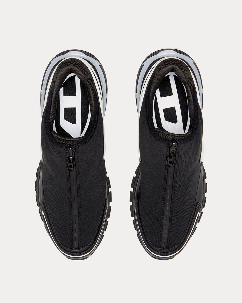 Diesel S-Serendipity Pro-X1 Zip X Black / White Slip On Sneakers - 2