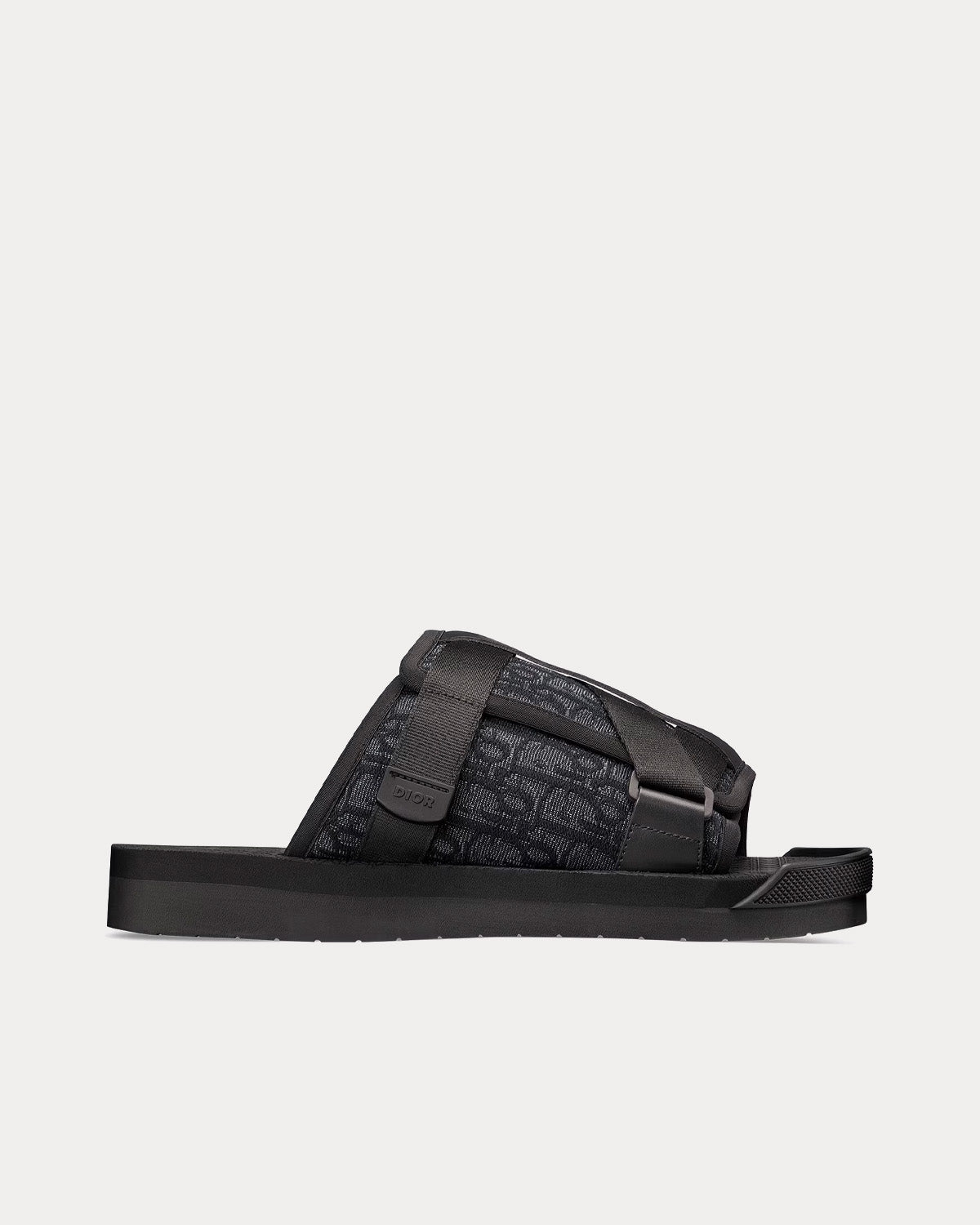 Dior Alpha Black Dior Oblique Jacquard Sandals - 1