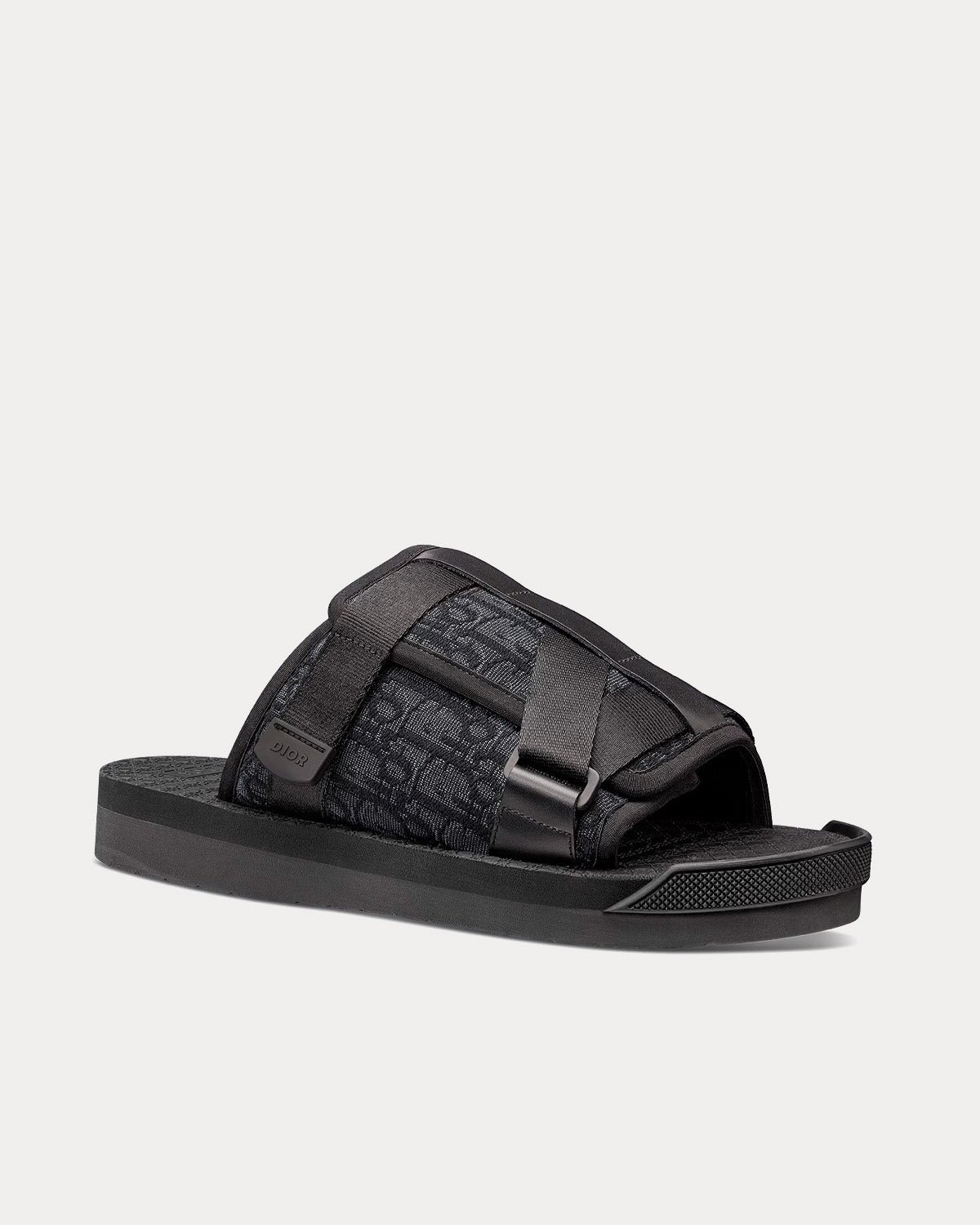 Dior Alpha Black Dior Oblique Jacquard Sandals - 3