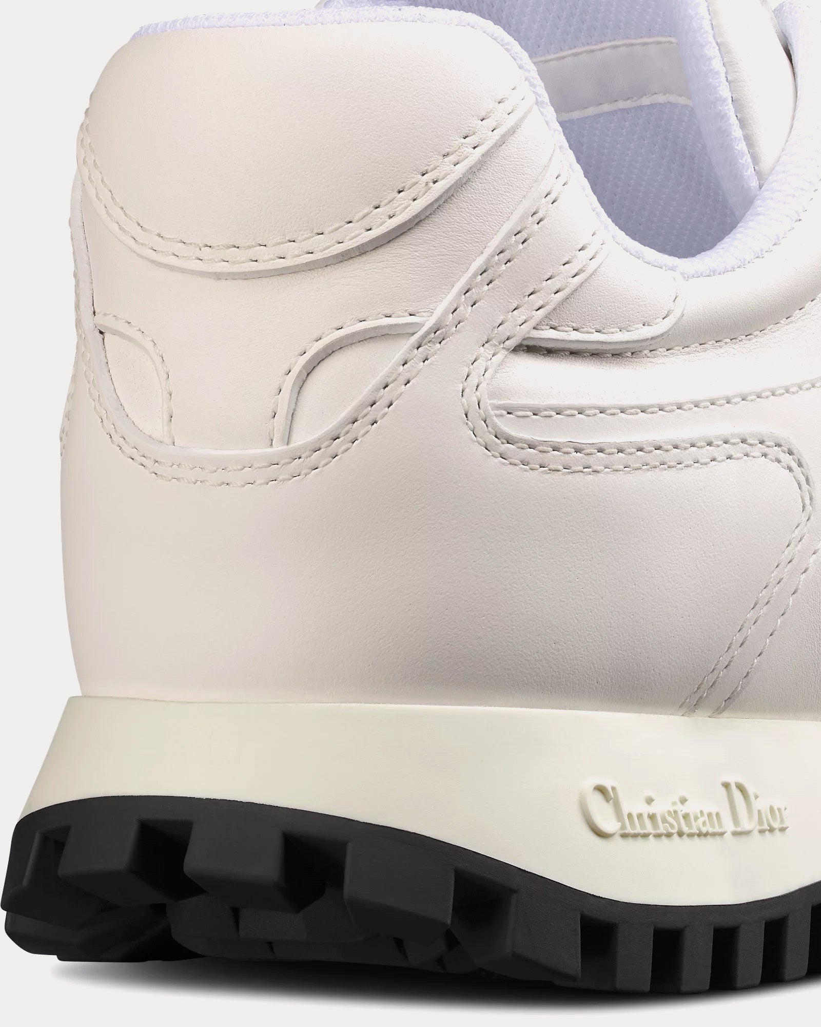 Dior C'est Calfskin White Low Top Sneakers - 4