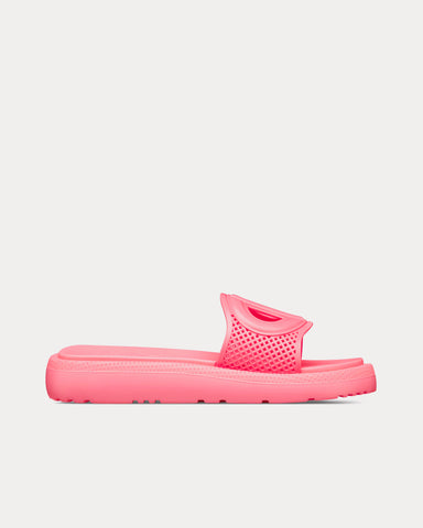 Dior Dioriviera D-Club Candy Pink Rubber Slides