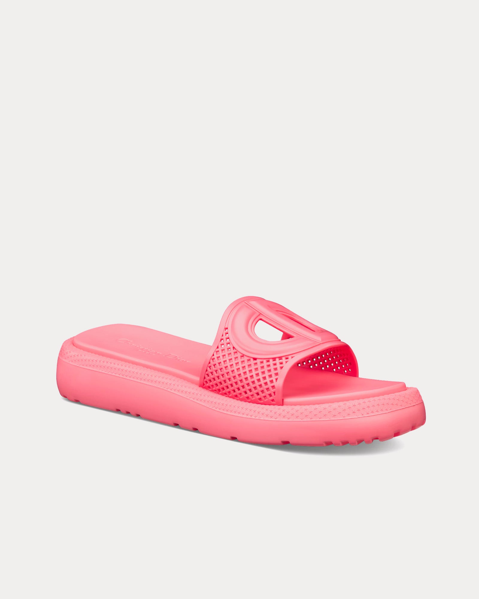 Dior Dioriviera D-Club Candy Pink Rubber Slides - 3