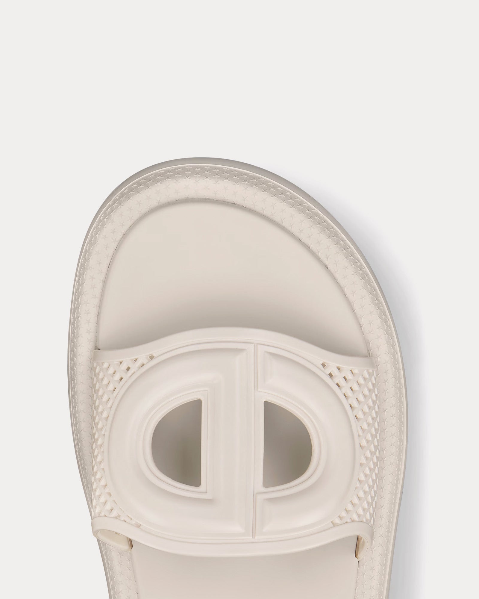 Dior Dioriviera D-Club Candy White Rubber Slides - 4