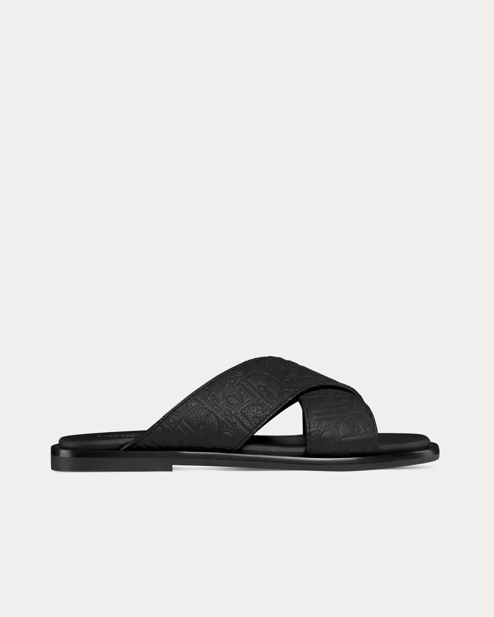 Dior Alias Leather Black Sandals - 1