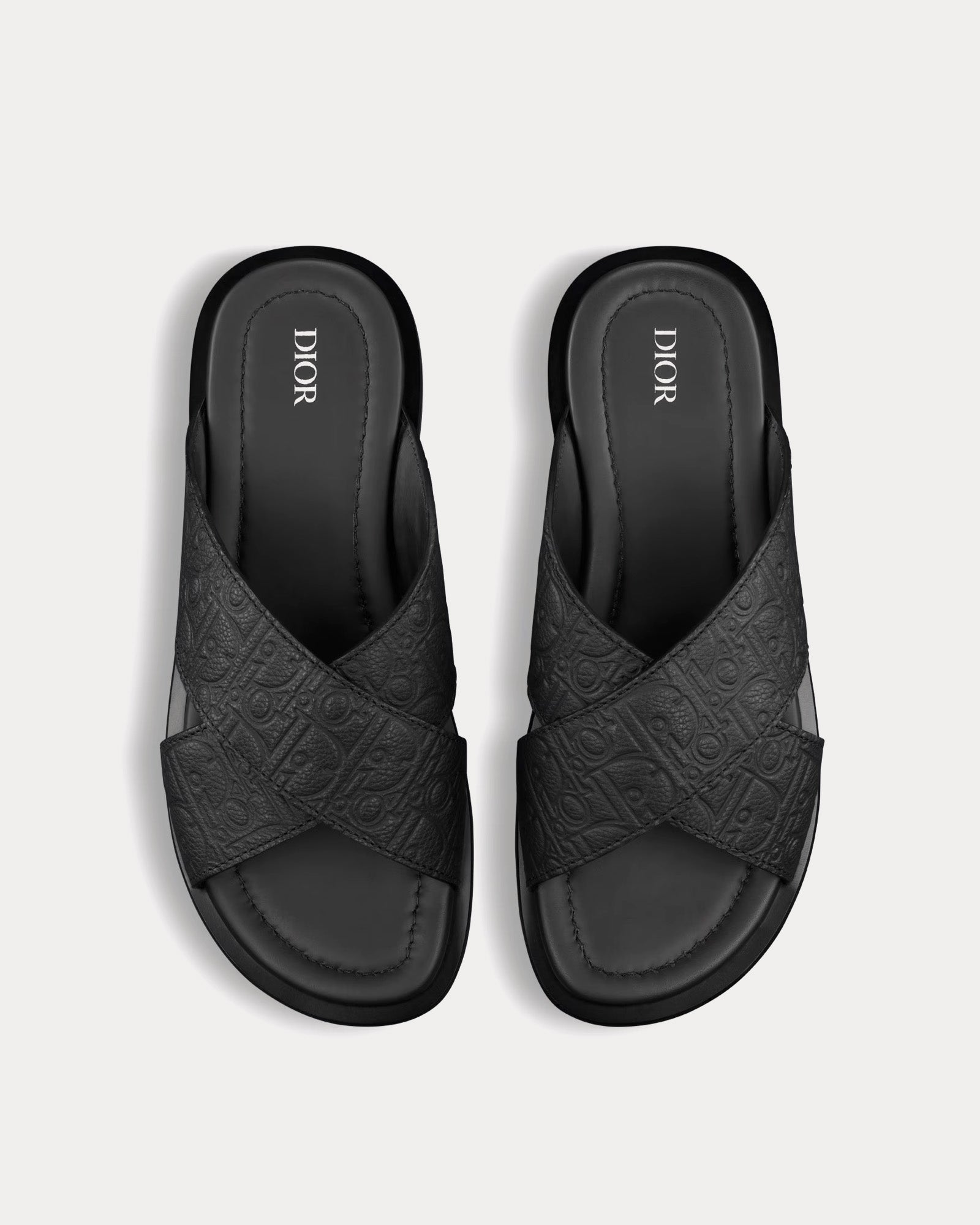 Dior Alias Leather Black Sandals - 2